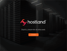 Tablet Screenshot of hostland.com.mx
